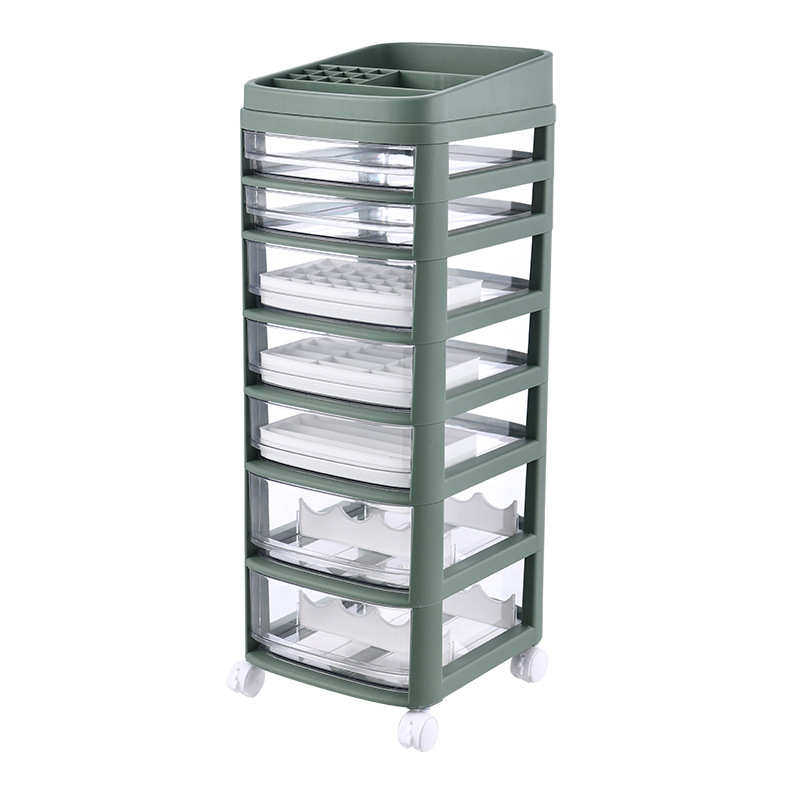 多功能美甲收纳盒大容量可移动桌下整理箱抽屉式护肤品美甲小推车,淘宝优惠券,粉丝福利购,淘宝优惠卷