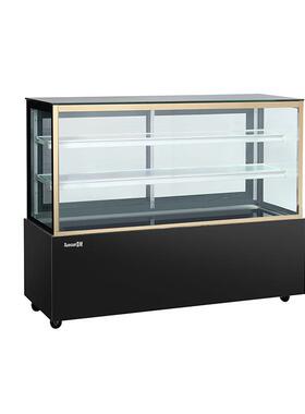 雪村蛋糕展示柜商用慕斯甜品柜西点面包柜冷藏直角水果面包保鲜柜