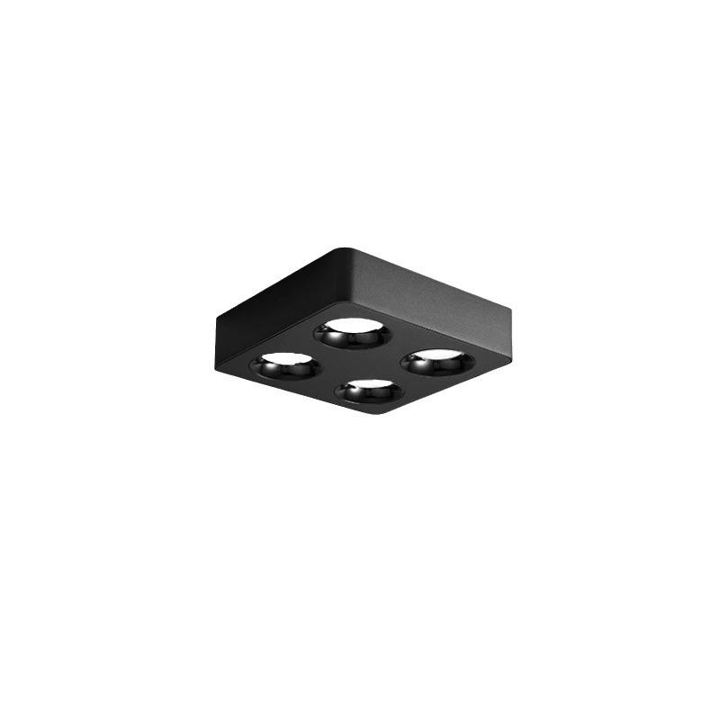 All-light mainless bold surface-mounted downlight spotlight four-head ultra-thin led home bold light anti-glare spotlight living room