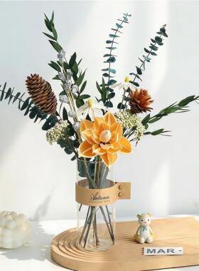 干燥花花束高级感真花天然风干客厅摆设永生花摆件卧室家居橱窗装