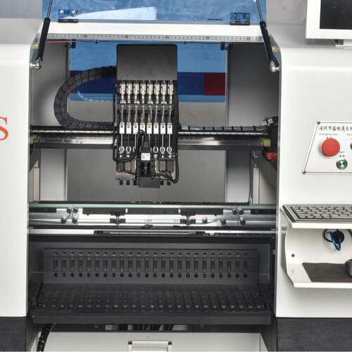 SMT贴片生产线设备厂家16头贴片机DOB灯珠电阻电容LED灯带贴片机 - 图0