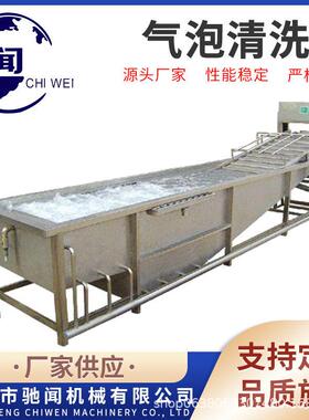 果蔬气泡清洗机厂家酸菜酱菜脱盐清洗机压喷淋海品产加工设备