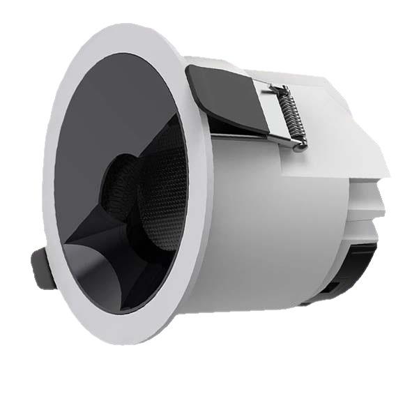 LED polarized spotlight living room anti-glare recessed ceiling light Ra95 display no main light hotel villa COB downlight
