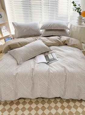 小清新全棉印花单被套单双人纯棉被罩床上用品