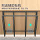 Kitchen storage rack cutting board placement rack cutting board rack cabinet door pot cover rack chopping rack cabinet storage rack no hole drilling