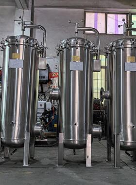 生产304/316L不锈钢布袋式过滤器工业电泳漆涂料冷却水废水过滤器