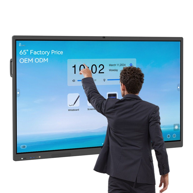 Teaching conference tablet computer all-in-one multimedia touch electronic whiteboard display 100-inch touch TV