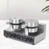 Double-head egg roll machine commercial electric baking pan ice cream crust shrimp crackers crispy machine boiler electric heating ice cream crust stall