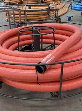 四川大口径法兰橡胶管高压胶管钢丝骨架钢编织吸排泥浆胶管
