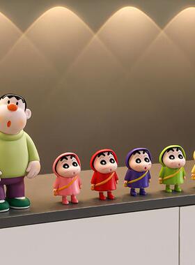 创意歪头胖虎摆件入户玄关客厅电视柜桌面轻奢装饰品乔迁新居礼物