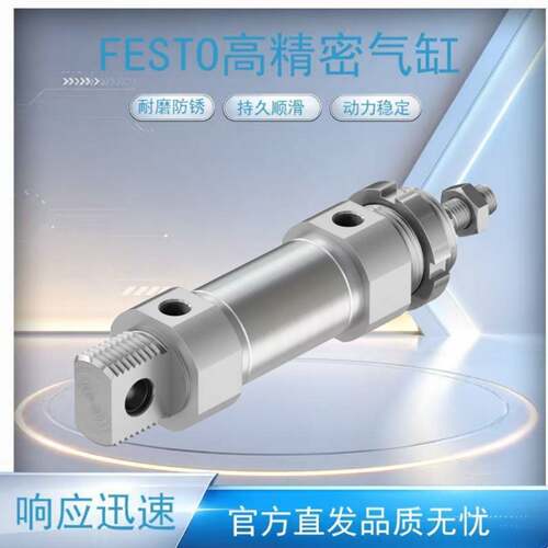 FESTO费斯托气缸DSNU-8-10-12-16-20-25-32-40-50-63-80-100-P-A - 图1