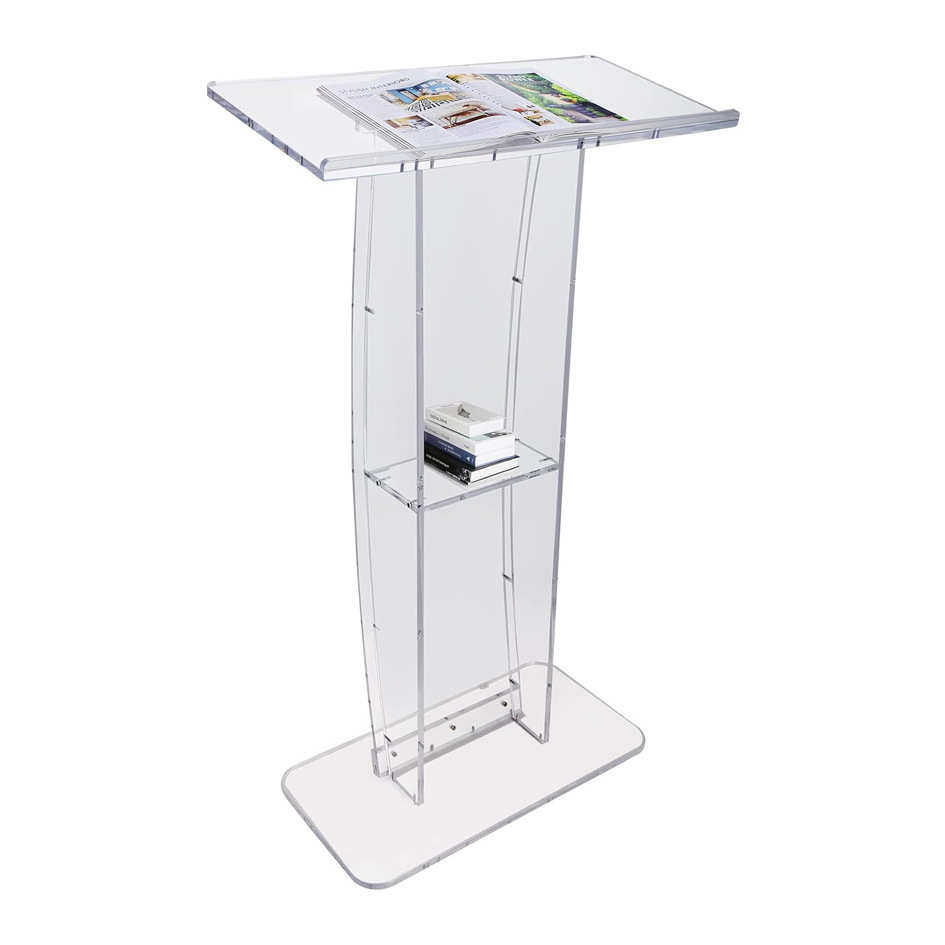 透明亚克力演讲台教会诵经台酒店迎宾台接待台水晶发言台讲桌,淘宝优惠券,粉丝福利购,淘宝优惠卷