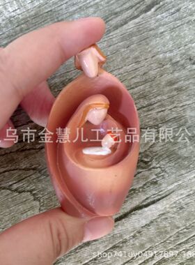 跨境手绘雕像家居装饰树脂工艺品摆件家居装饰品