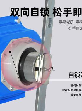 重型手摇绞盘手动卷扬机手动绞车牵引机1吨2吨3吨自锁式重型绞盘