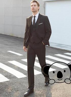 L 77060 Men's Slim Fit Wedding Suit 修身新郎西装