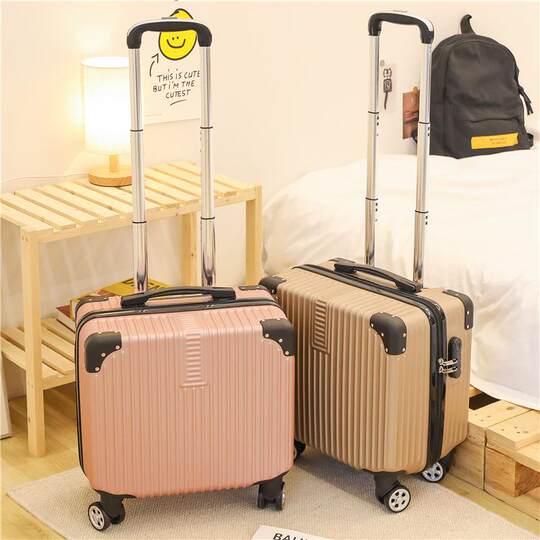 韩版迷你登机箱寸小行李箱女万向轮拉杆箱轻便小型旅行箱密码箱