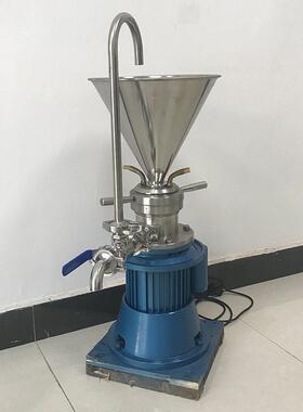 食品不锈钢普通立式胶体磨果酱芝麻酱辣椒酱研磨机物料粉碎机厂家