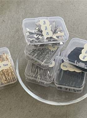 化妆师专用夹子黑色发夹一字夹弧形波浪夹加粗钢丝卡子女盘发影楼