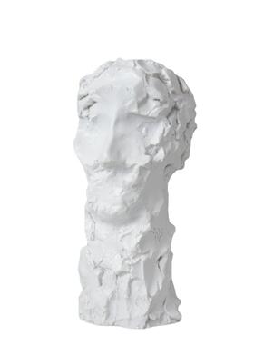 现代简约树脂人头雕塑样板房售楼部卧室书房客厅餐厅桌面饰品摆件