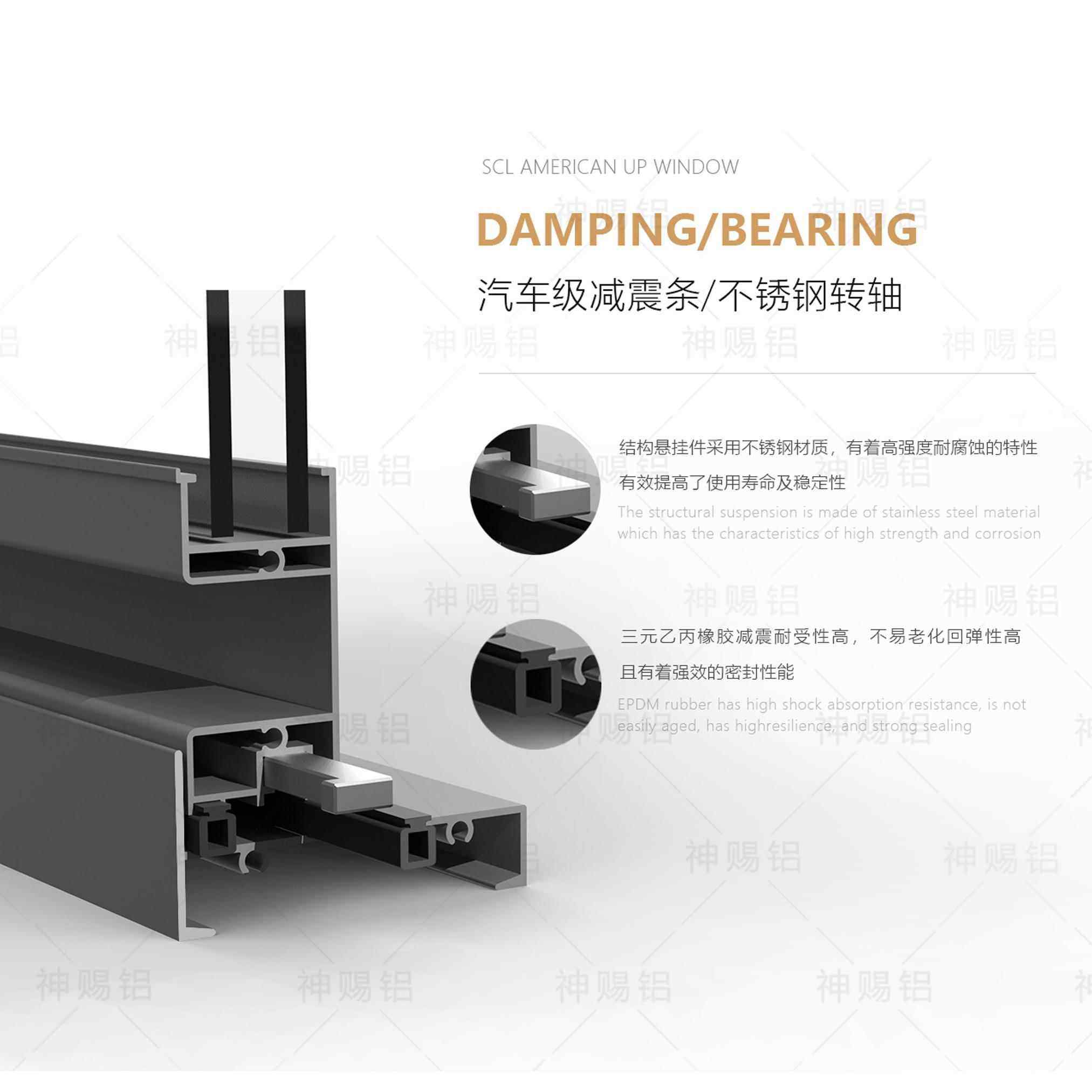 美式铝合金法式提拉窗上下推拉家用厨房窗隔音密封滑动窗送菜口,淘宝优惠券,粉丝福利购,淘宝优惠卷