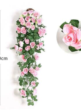 Artificial Flowers Rattan Fake Plants Vine Decoration Wall H