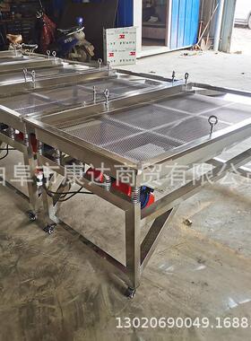 电动直线震动筛双层筛三个出口分离面粉颗粒机网筛圆筛过筛机