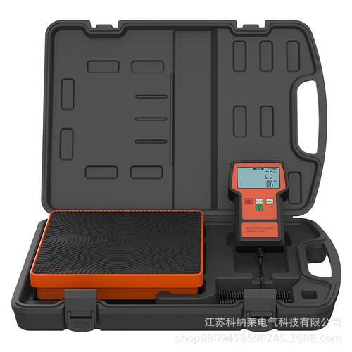 LMC-100F+制冷剂充注秤110LB冷媒秤氟利昂秤高精度暖通空调加液 - 图1