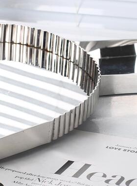 不规不则锈钢托盘餐厅酒店54火鱼型勺自助餐盘锅镜食品夹搁盘面设