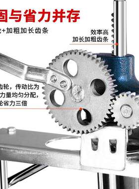 新款饸饹机家用面条机双齿轮压面机小型粉条不锈钢河洛老式床工具