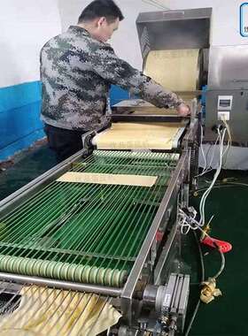 新型全自动春卷皮机 方形春卷皮机设备厂家 商用方形蛋皮机现货