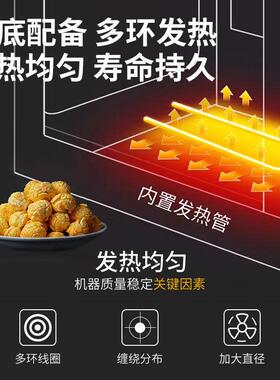 商用爆米花机摆摊电热爆谷机球形苞米花机爆玉米花机器小吃