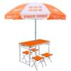 China Unicom activity sun umbrella folding portable tables and chairs advertising exhibition industry stall sunshade large umbrella printing