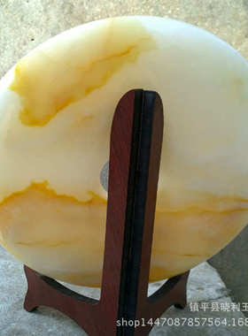 定做玉器摆件阿富汗青玉平安扣和氏璧玉石开业送礼玉牌批发