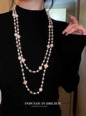 2026新款爆款珍珠项链叠戴女款
