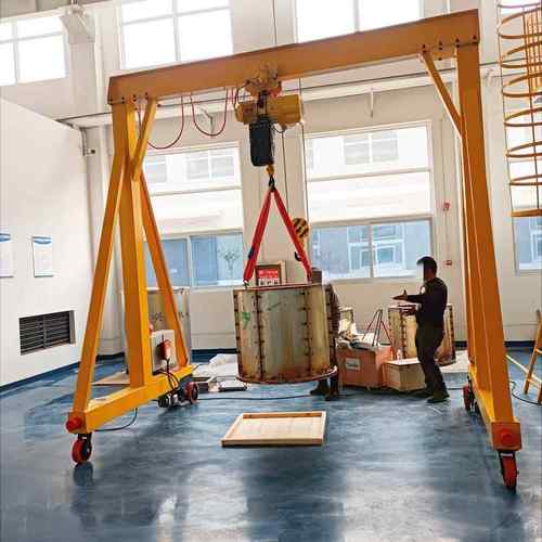 1/2//5吨电动升降移动龙门架MH型无轨龙门架手推小型简易龙门吊 - 图1