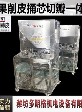 双工位橙子削皮机 适用于柠檬 苹果 梨等各类水果的去皮处理