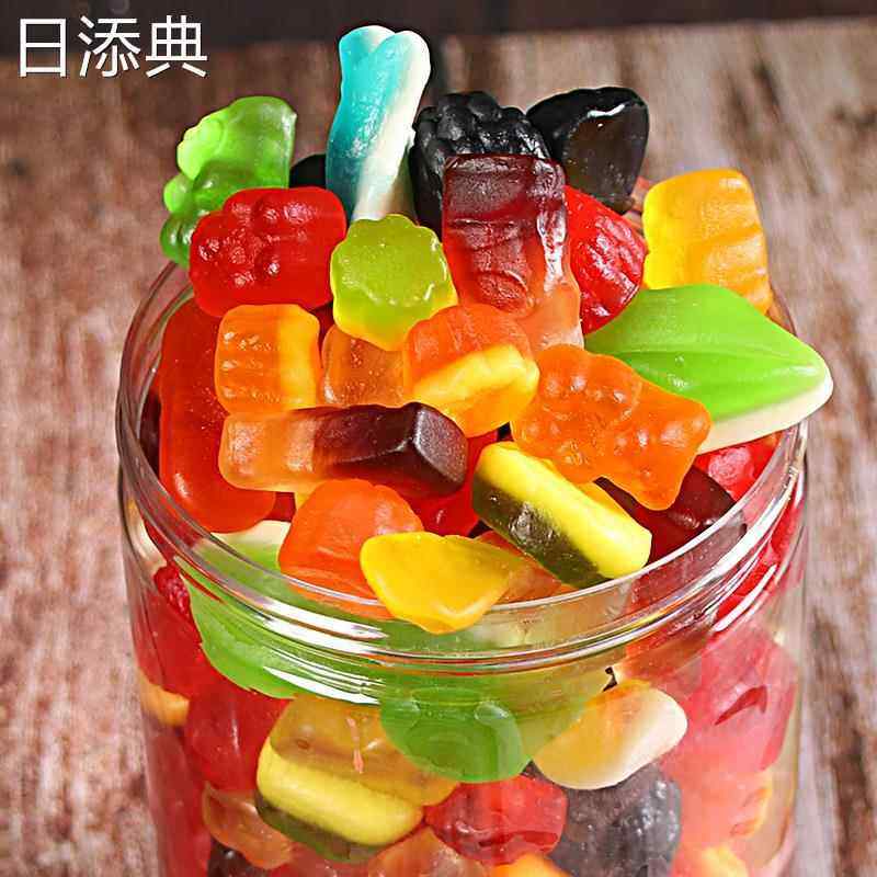 儿童橡皮糖qq糖果零食大礼包万圣节礼物混合水果味软糖罐装,淘宝优惠券,粉丝福利购,淘宝优惠卷