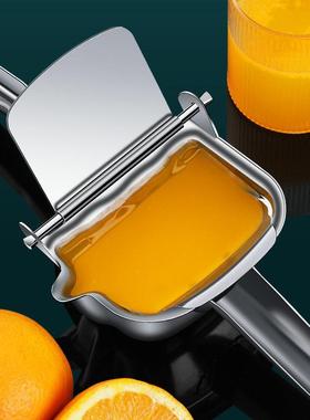 手动榨汁机304不锈钢水果压汁器家用炸橙汁石榴专用柠檬挤压神器