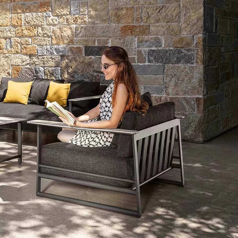 户外沙发不锈钢庭院露台酒店花园防水防晒座椅组合售楼部室外家具,淘宝优惠券,粉丝福利购,淘宝优惠卷