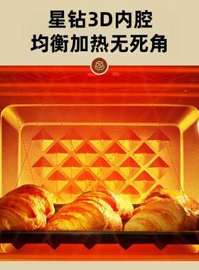 25年新款空气炸锅家用新款15L可视化多功能烤箱二合一 空气电炸锅