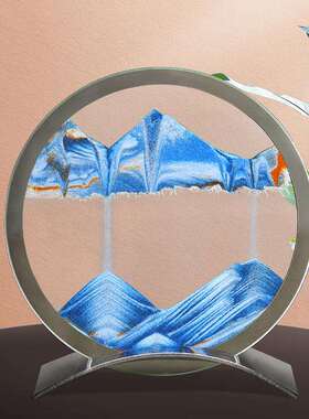 流NX0200-1沙画摆件家居饰品酒客厅创漏意沙电视柜办柜公室装饰品