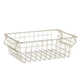 Japanese household storage basket Iron bathroom storage basket Kitchen wardrobe storage basket Desktop storage basket Wholesale