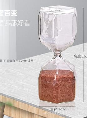 饰桌沙漏计时器北00121彩色沙漏面边间装时计器