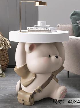 大型熊客厅落地摆件电视柜沙发旁茶几收纳家居装饰品乔迁新居礼品