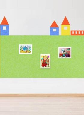 2020自作粘毛毡教室品展示墙贴毛毡用板城幼儿园环创堡家儿童启蒙