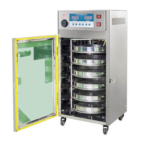 厂家直销小型家用食品茶叶烘干旋转全不锈钢胎菊材蘑菇烘培提香机 - 图3