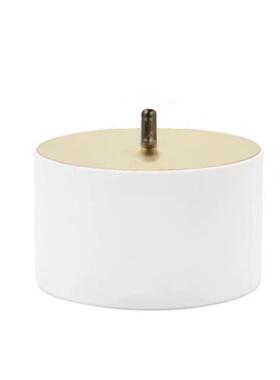 简约现会代北欧金属妆圆盖装饰盒黑色饰收纳盒梳首台板房售楼AFL