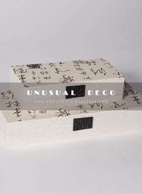 UNUSUAL 样板间售楼处梳妆台书架首饰装饰盒子现代收纳盒饰品摆件