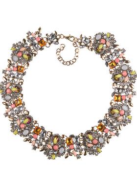 Necklace accessories, crystal gemstones, collarbone chain