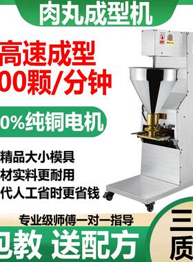 肉丸机全自动成型机商用立式台式丸子机猪肉丸牛肉丸鱼丸可调速